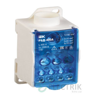 Блок распределительный РБД-400А на DIN-рейку IEK