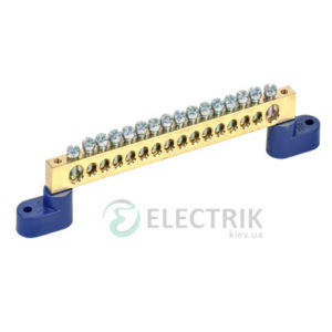 Шина нулевая на двух угловых изоляторах ШНИ-8x12-16-У2-С, IEK