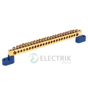 Шина нулевая на двух угловых изоляторах ШНИ-8x12-24-У2-С, IEK