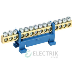 Шина нулевая с DIN-изолятором типа «Стойка» ШНИ-6x9-14-С-С, IEK