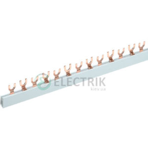 Шина соединительная типа FORK (вилка) 2P 63 А шаг 18 мм, IEK